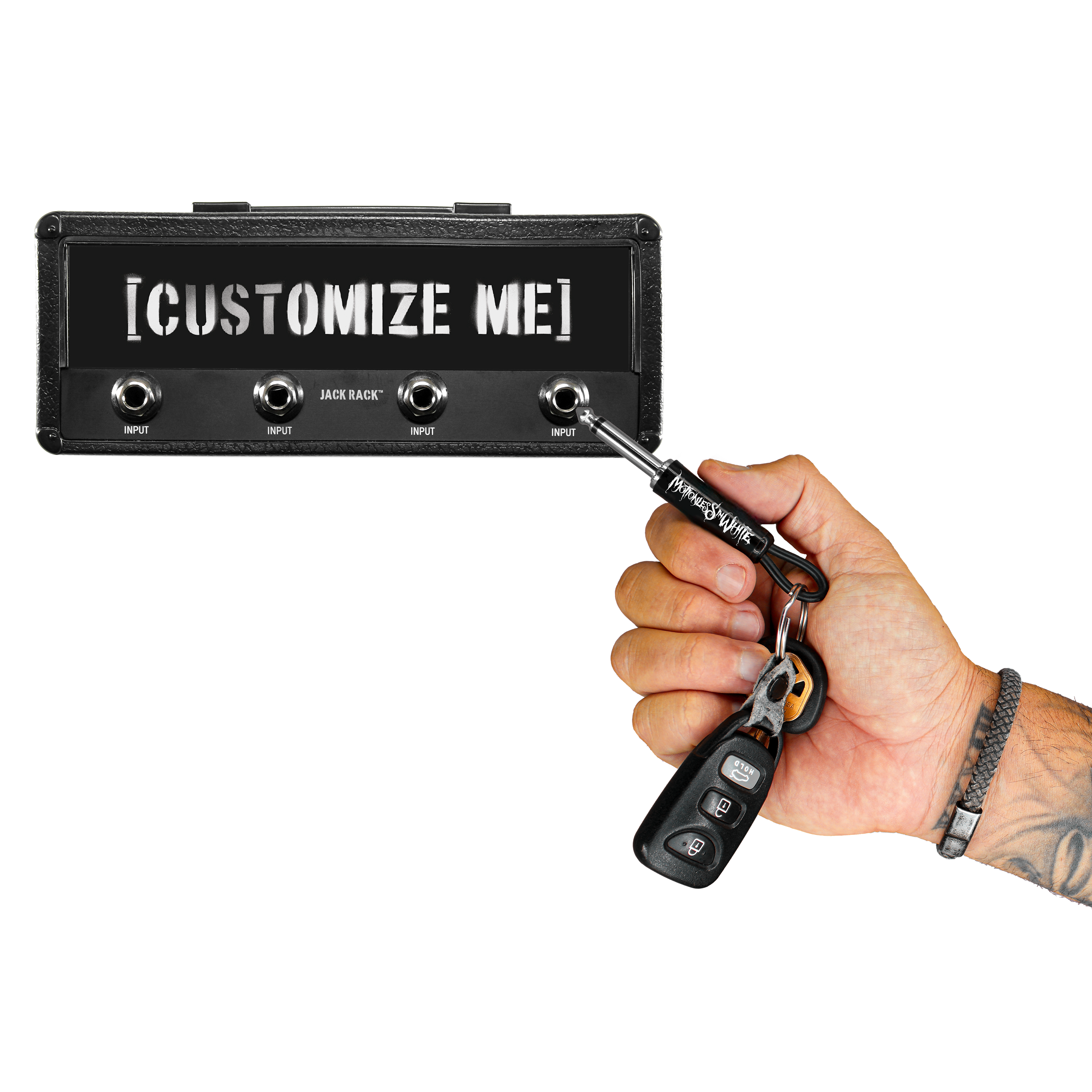 Motionless in White Logo Guitar Plug Keychain