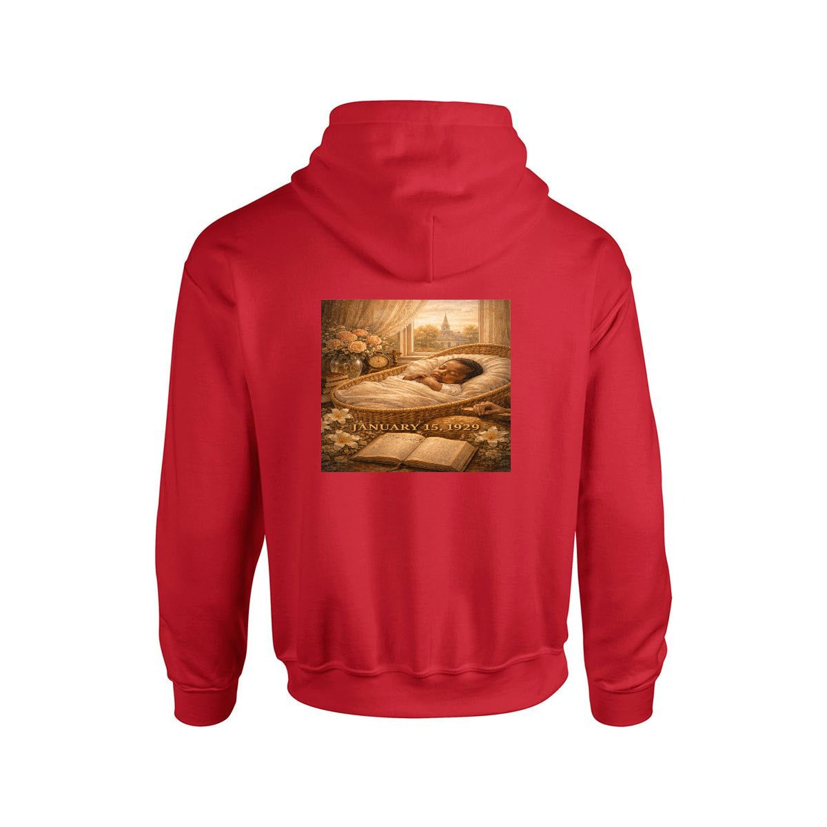 Men's MLK Hoodie "The Birth" - USA Printed Double Sided
