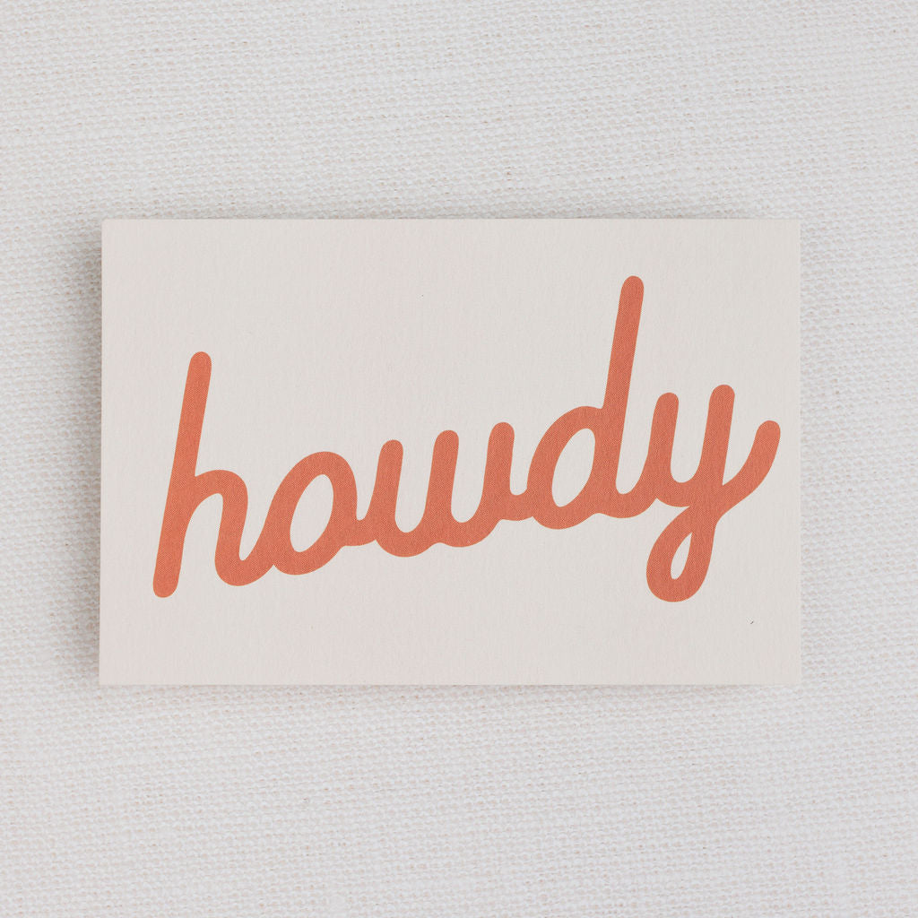 Howdy Postcards