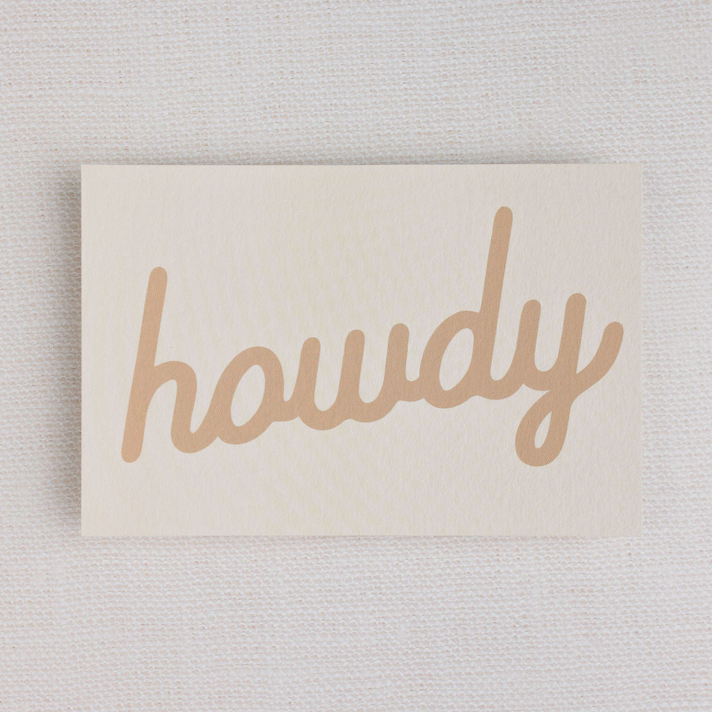 Howdy Postcards