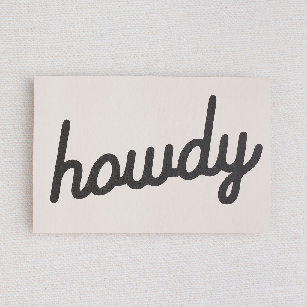 Howdy Postcards