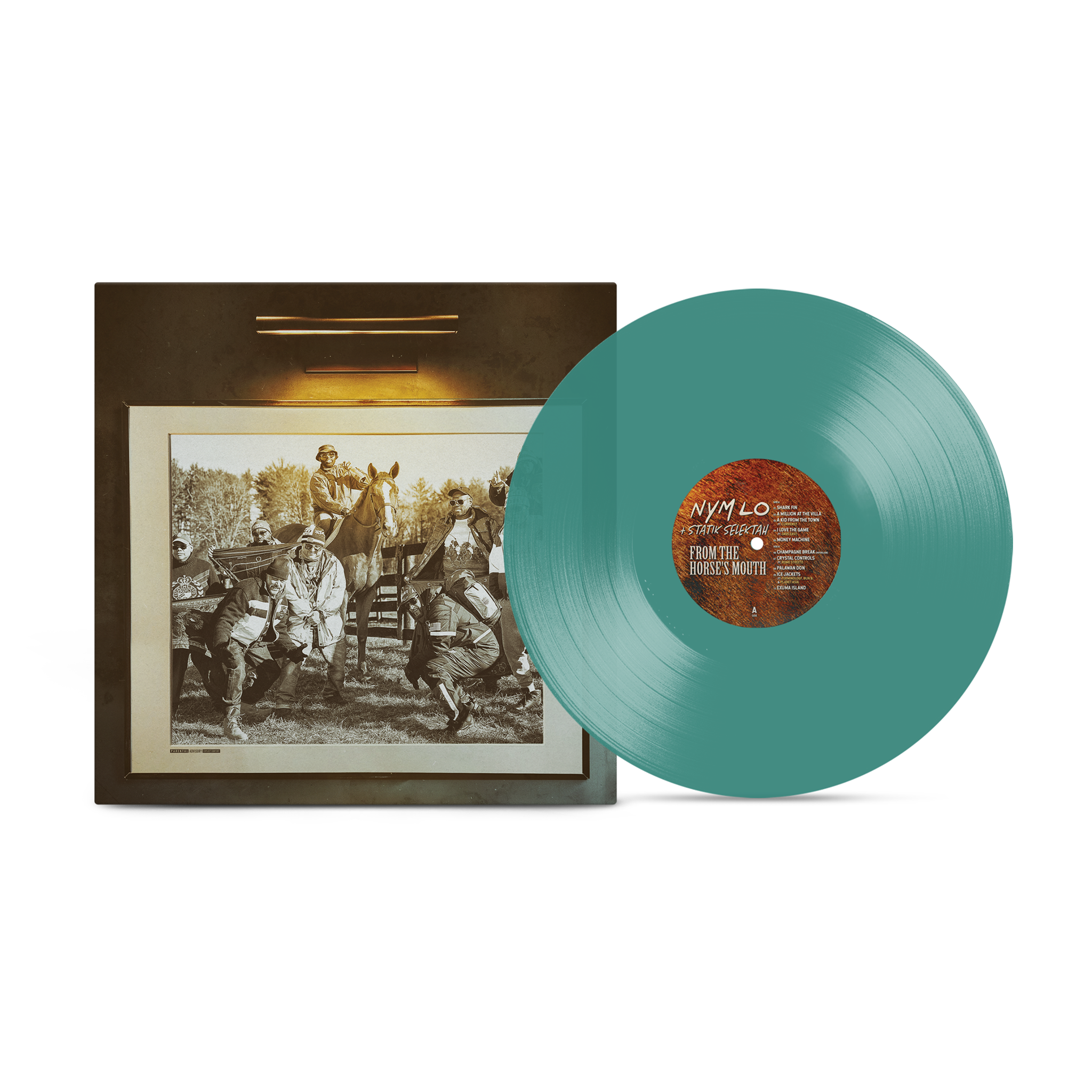 Nym Lo and Statik Selektah - From The Horse's Mouth Teal Vinyl