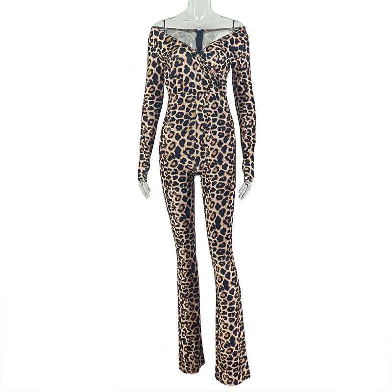 Sexy Leopard Print Jumpsuit