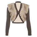 Sexy Cropped Cardigan Sweater