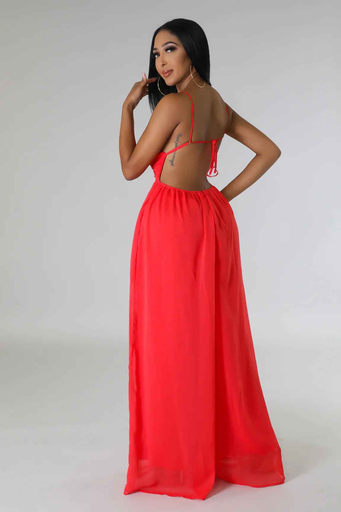 Summer Sling Backless Sexy Solid Color Women Jumpsuit Casual