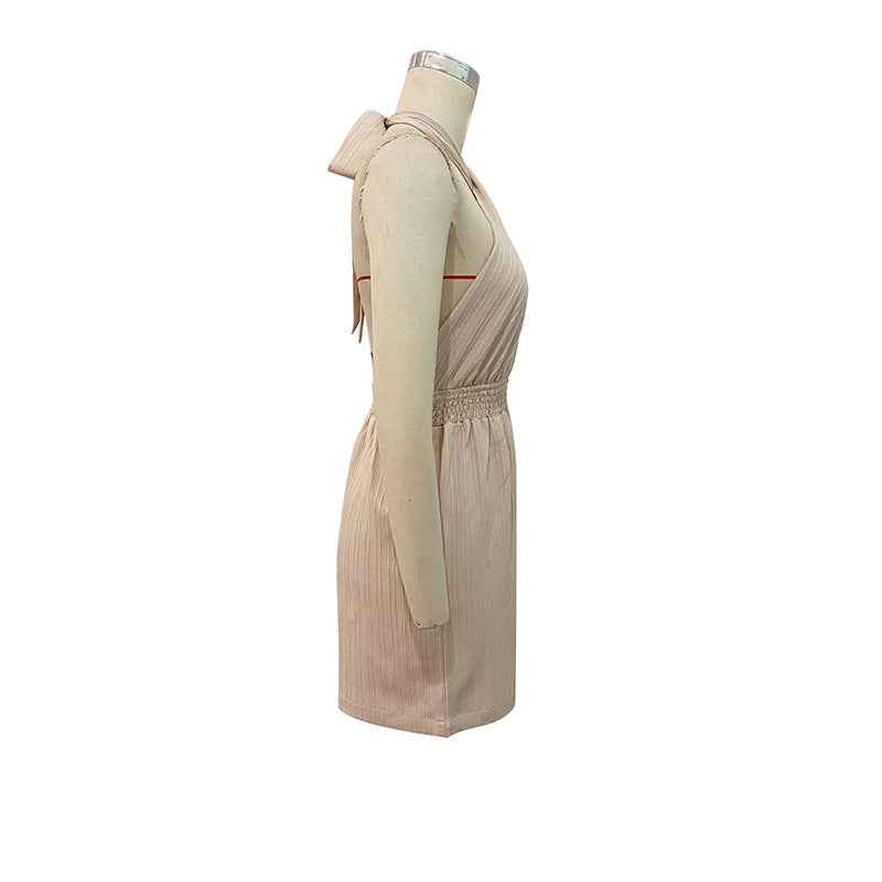 Summer Women's Solid Color Romper