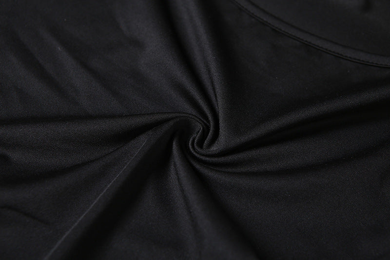 Tube Top Hollow Out Skirt Set