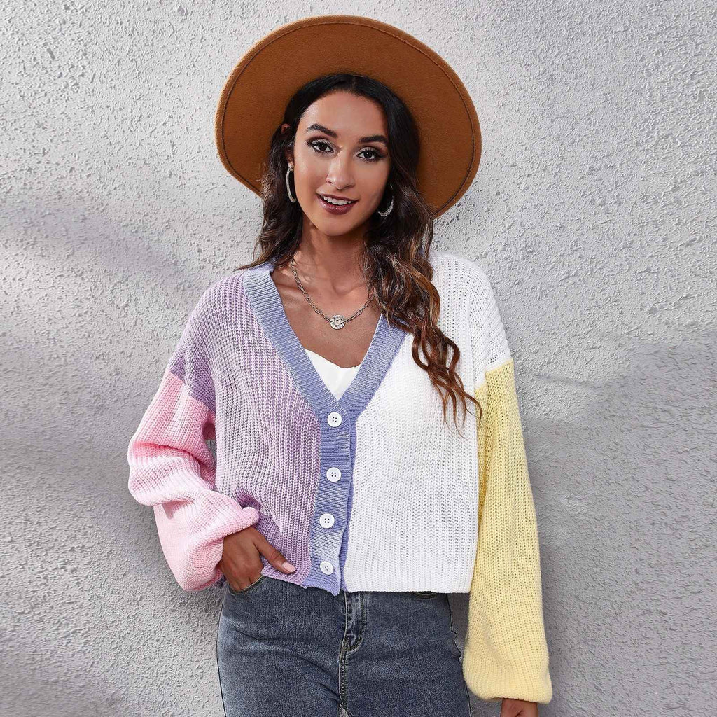 Knitted Cardigan Sweater for Women Loose