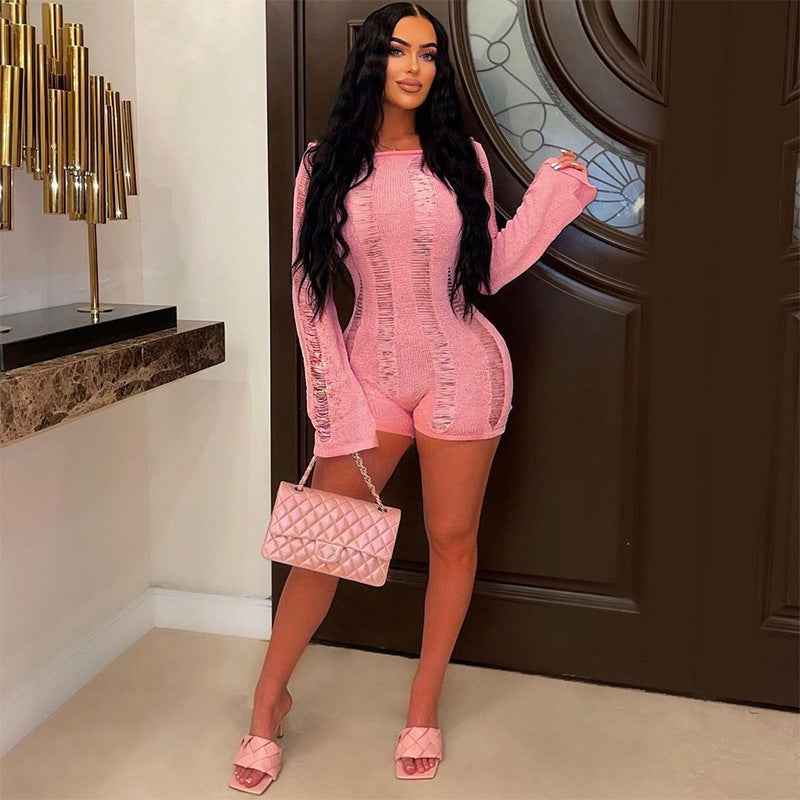 Tight Sexy Knit Romper