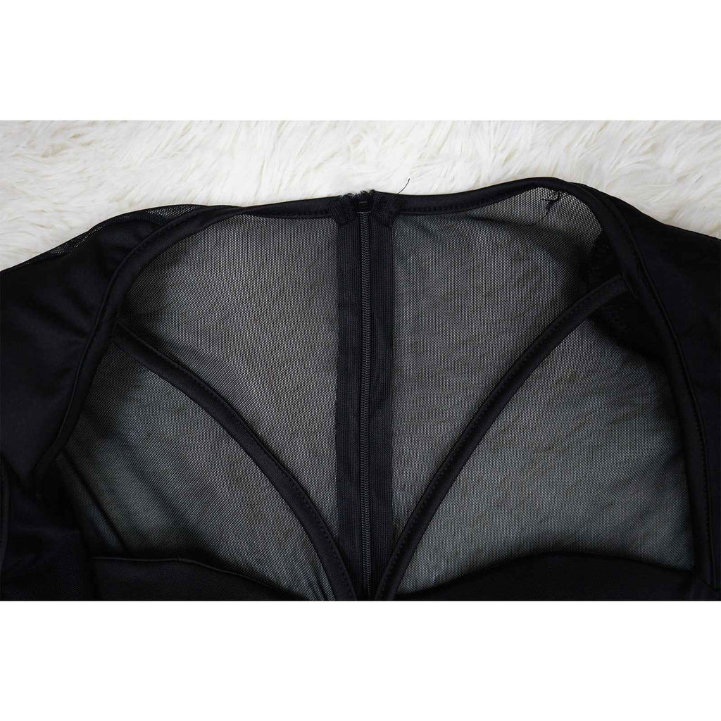 Solid Color Sexy See through Jumpsuit Women