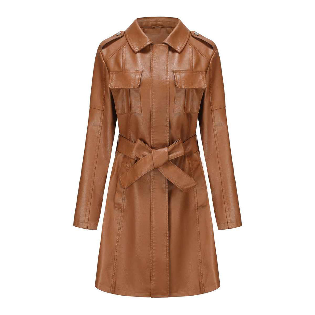 Mid Length Jacket Casual Women's Jackets