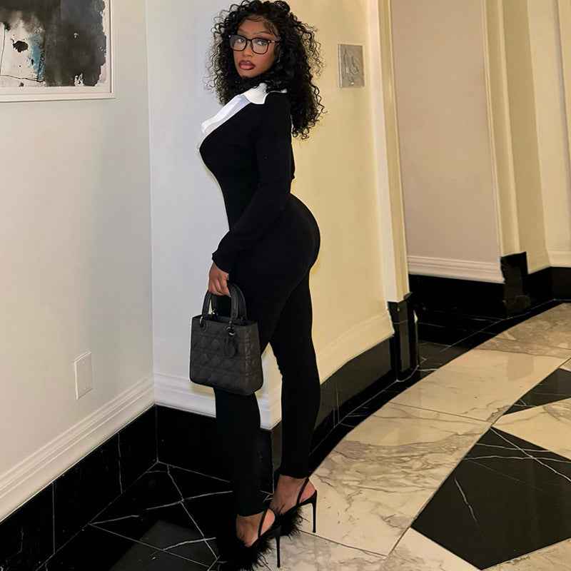 Elegant Jumpsuit Long Sleeve
