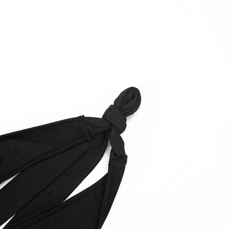Elegant Sexy Sleeveless Deep V Plunge Halter Jumpsuit