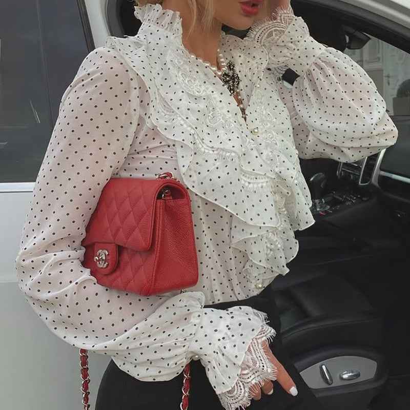 Stylish Long Sleeve Blouse