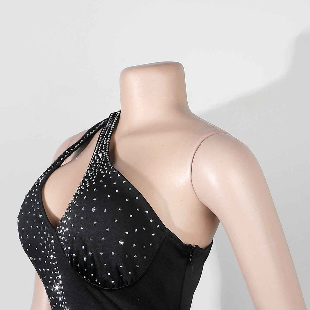 Sexy Slim Drilling One Piece Nightclub Uniform Jumpsuit
