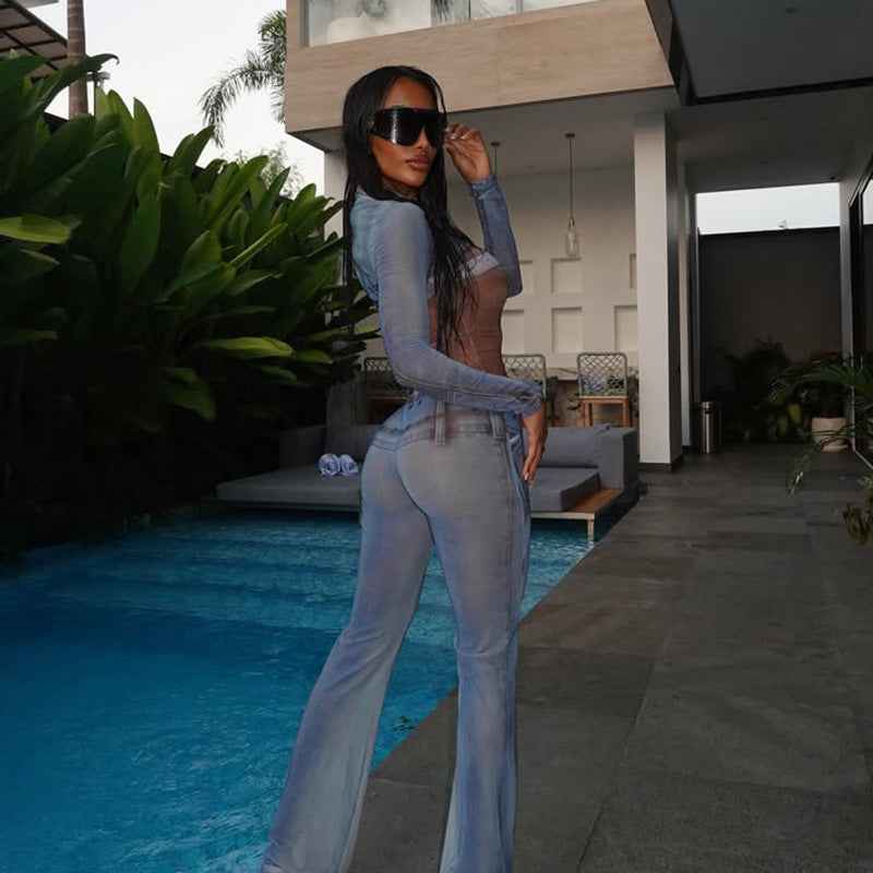 Long Sleeved Jumpsuit