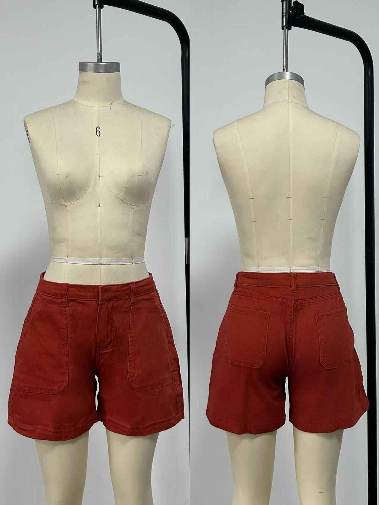 Women's Elastic Slim Retro Denim Bottoms
