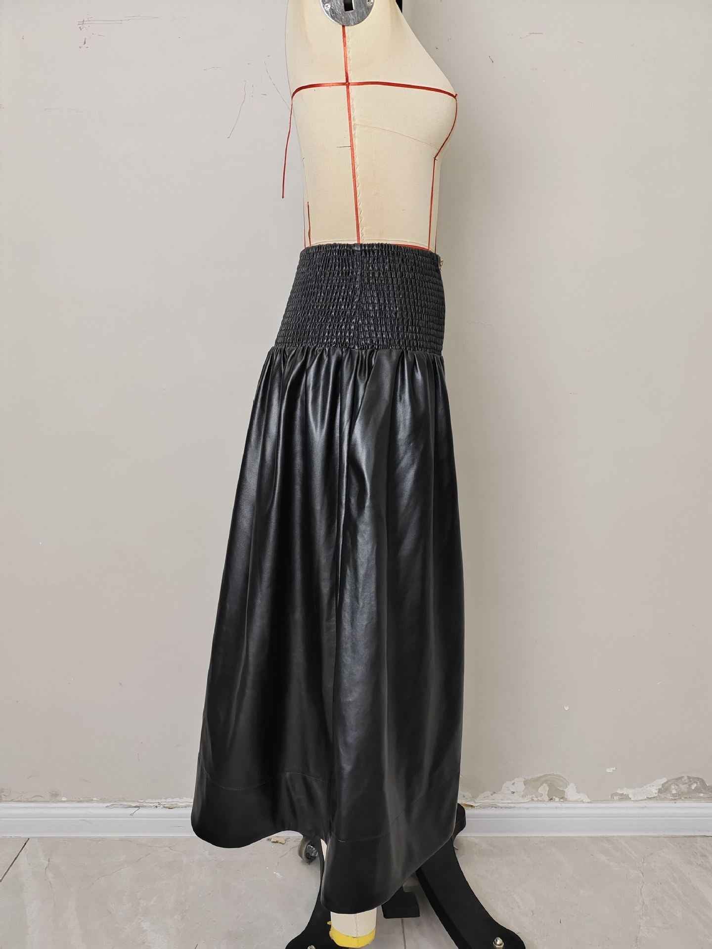 Mid Length Umbrella Skirt Half Length Skirt
