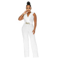 Slim Casual Sleeveless Jumpsuit