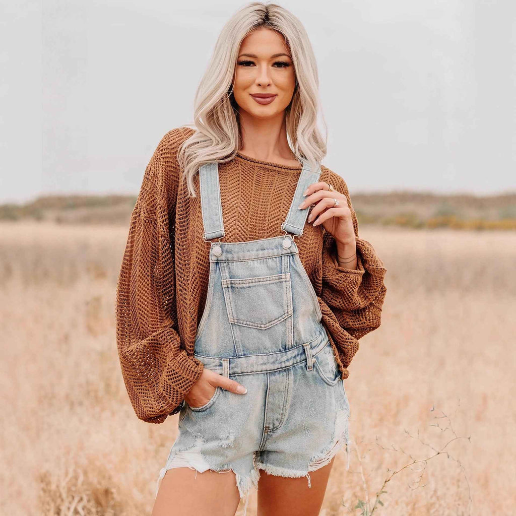 Denim Bottoms Women's Overalls