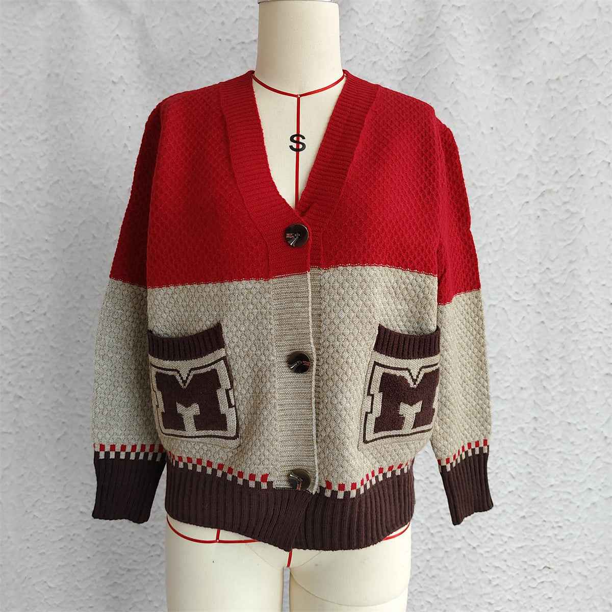 MUNSIEUR Knitted Cardigan Sweater