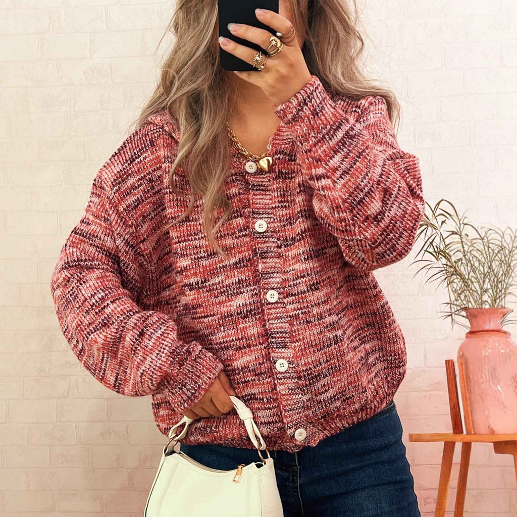 Knitted Cardigan Casual Loose Single Breasted Women Sweater