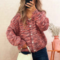 Knitted Cardigan Casual Loose Single Breasted Women Sweater