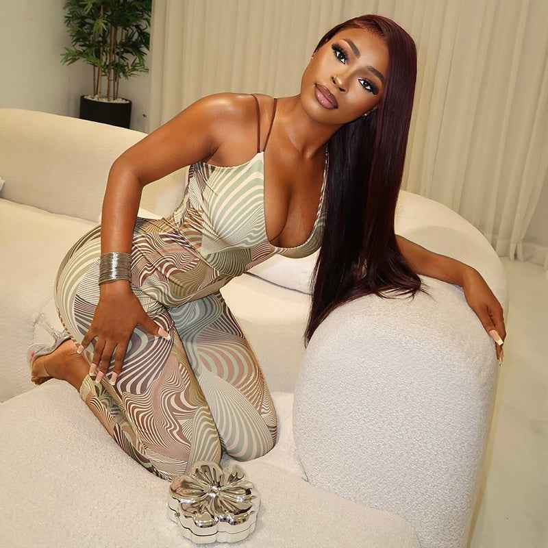 Women's Sexy Bandeau Jumpsuit