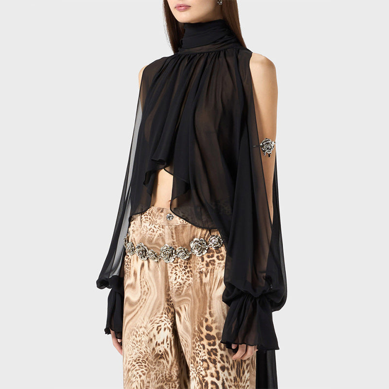 Casual Irregular Asymmetric Blouse