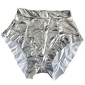 Pleated Ruffled Glossy Bottoms for Women