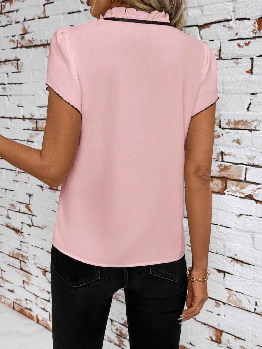 MUNSIEUR All Pleated Blouse