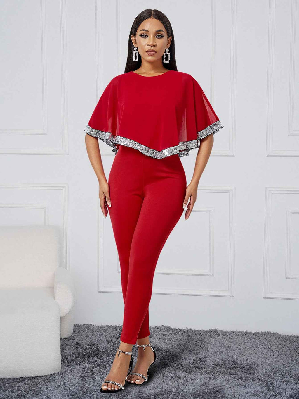 Sequ Stitching Jumpsuit
