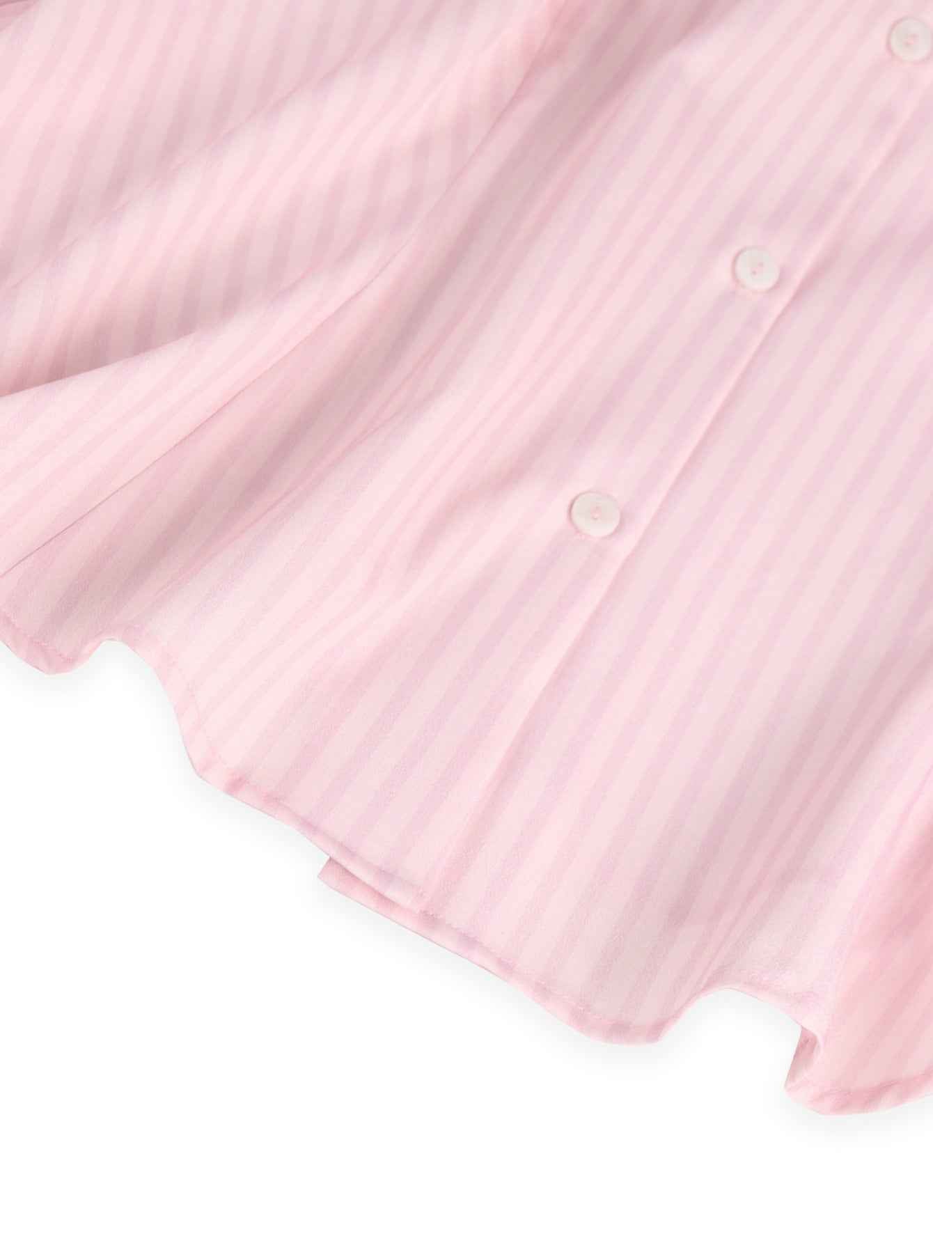Slim Fit French Cinched Blouse Elegant Top