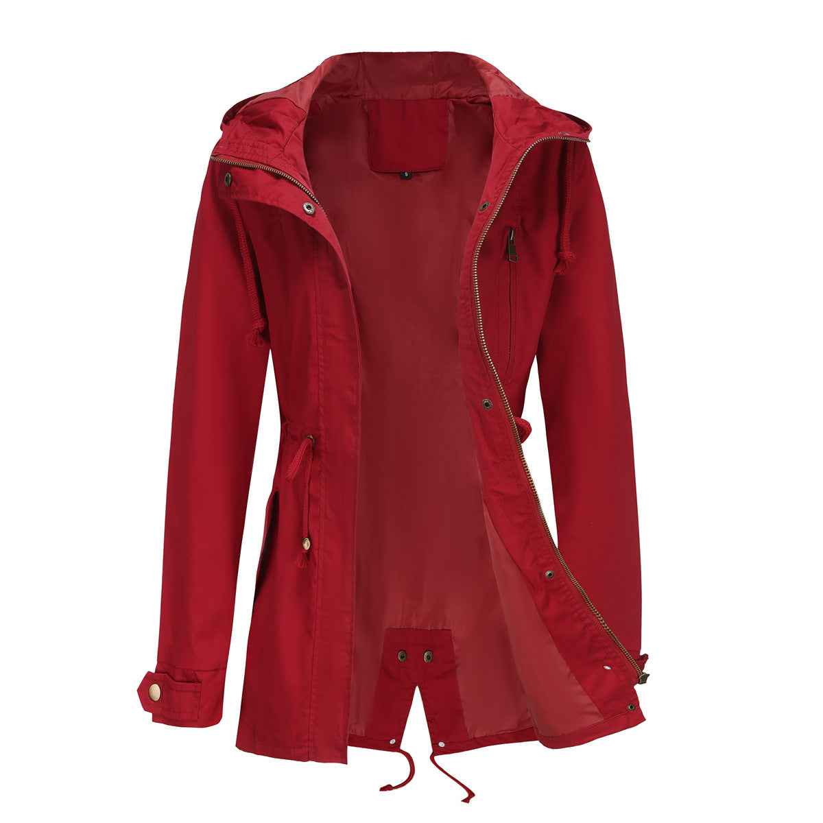 Plus Size Loose Solid Color Women's Jackets