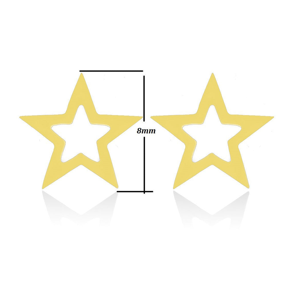 Mini Star Moon Heart Ear Studs