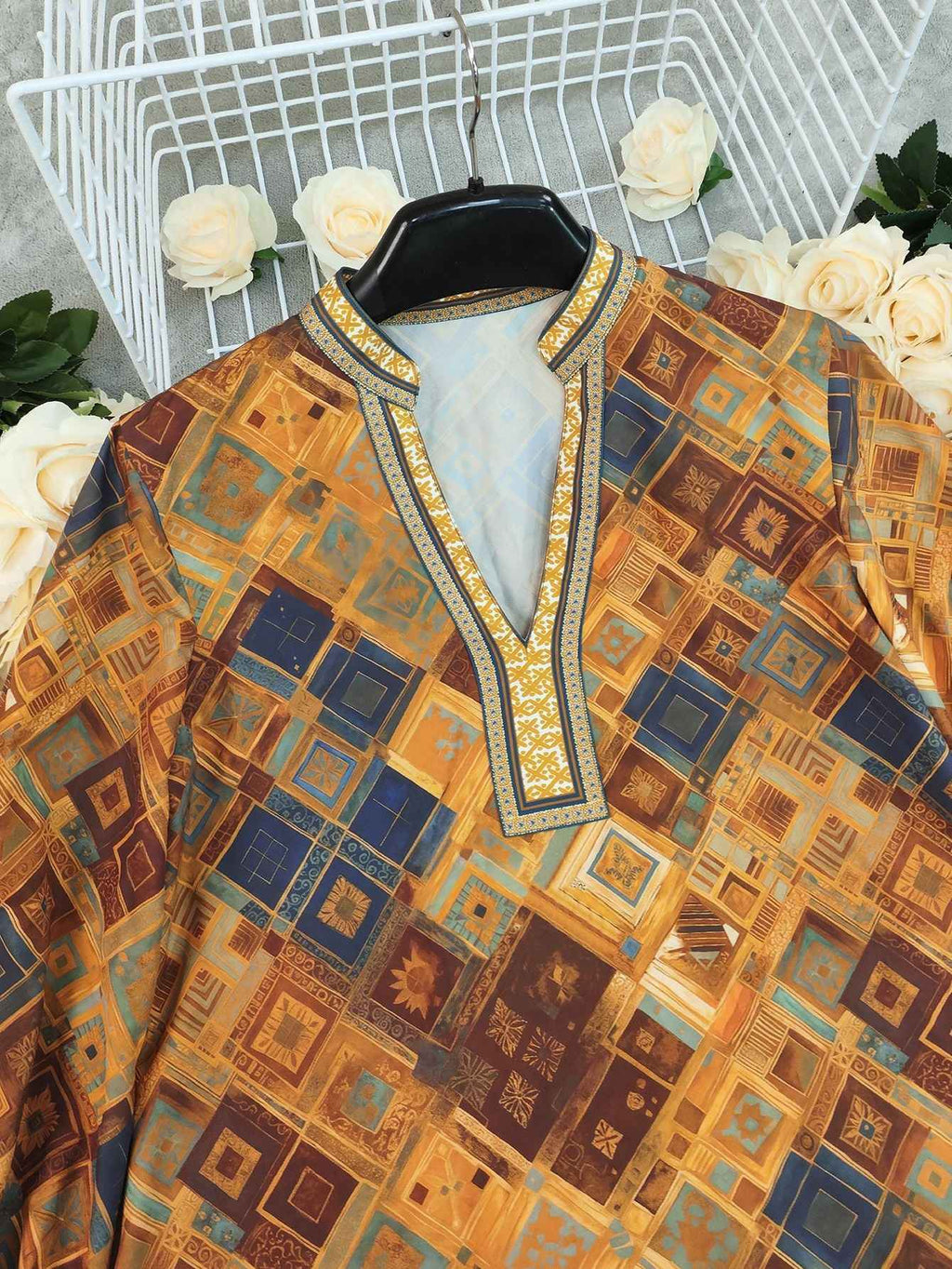Loose Print Casual Blouse for Women