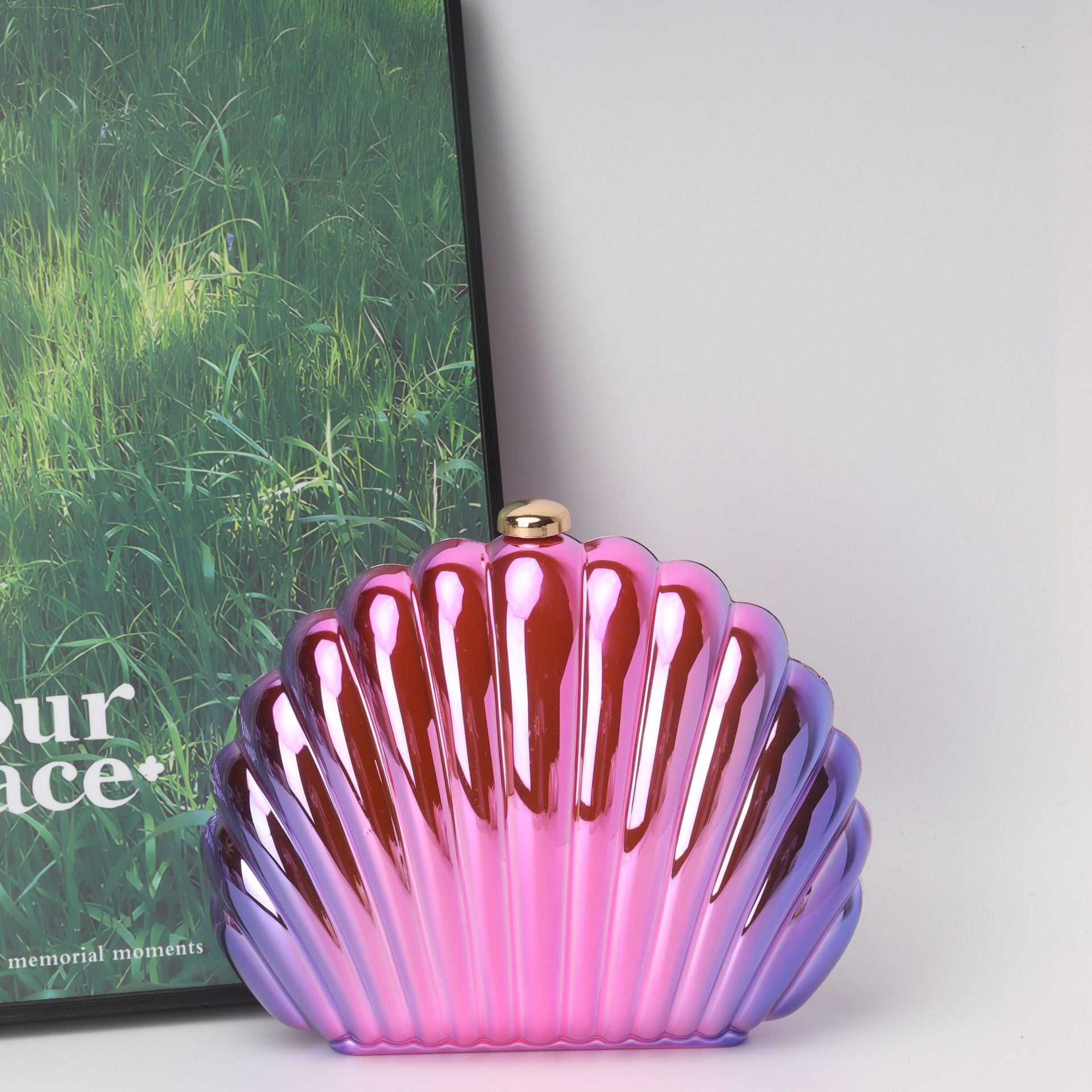 Shell Box Bag, Clutch Purse, Dinner Purse evening Clutch Purse Party