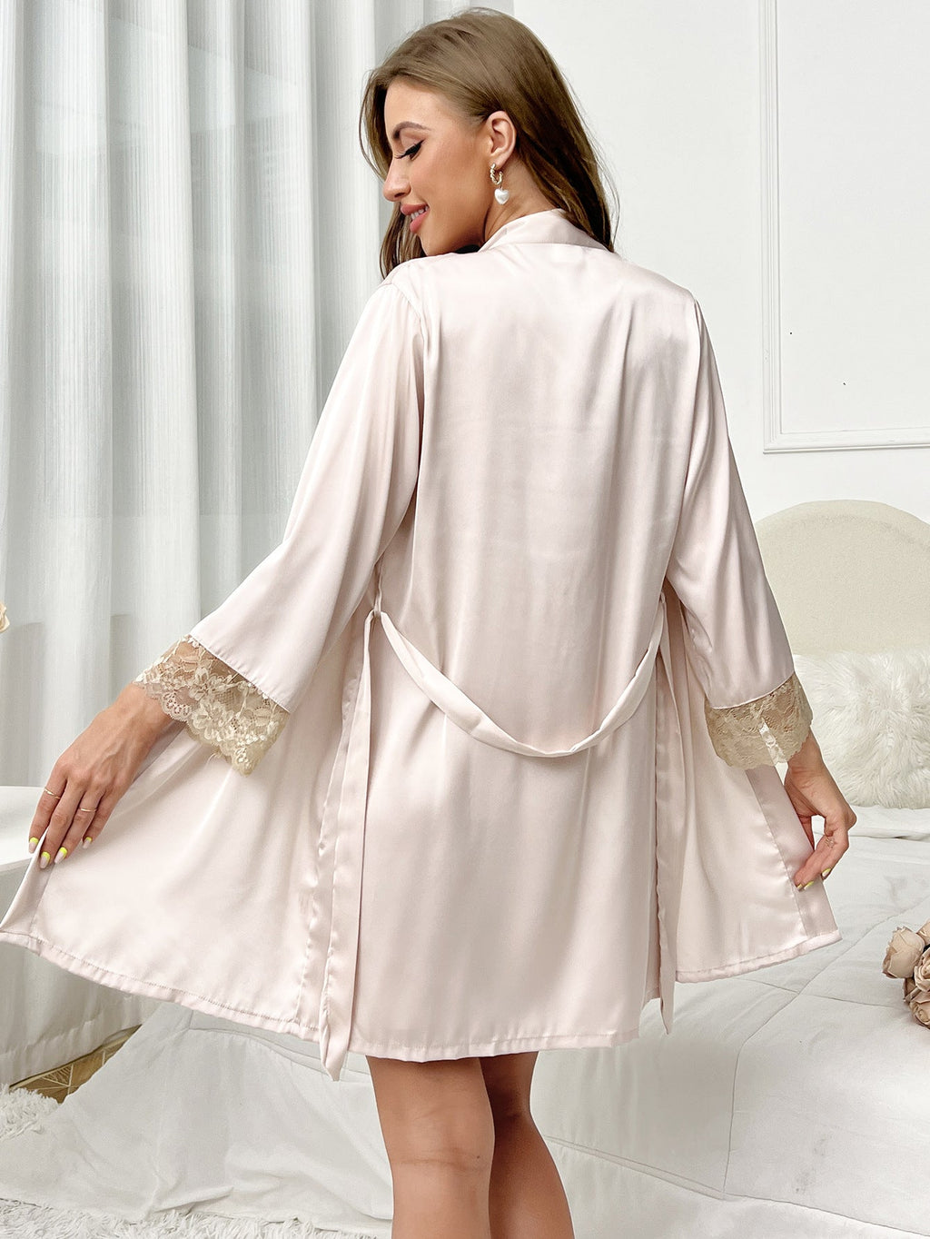 Pajamas Set Long Sleeve Sleepwear for Women