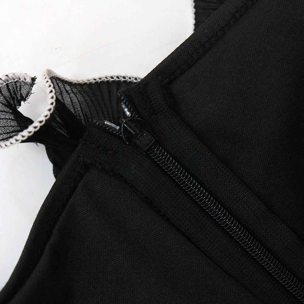 Popular Sexy Tight Flounce Jumpsuit