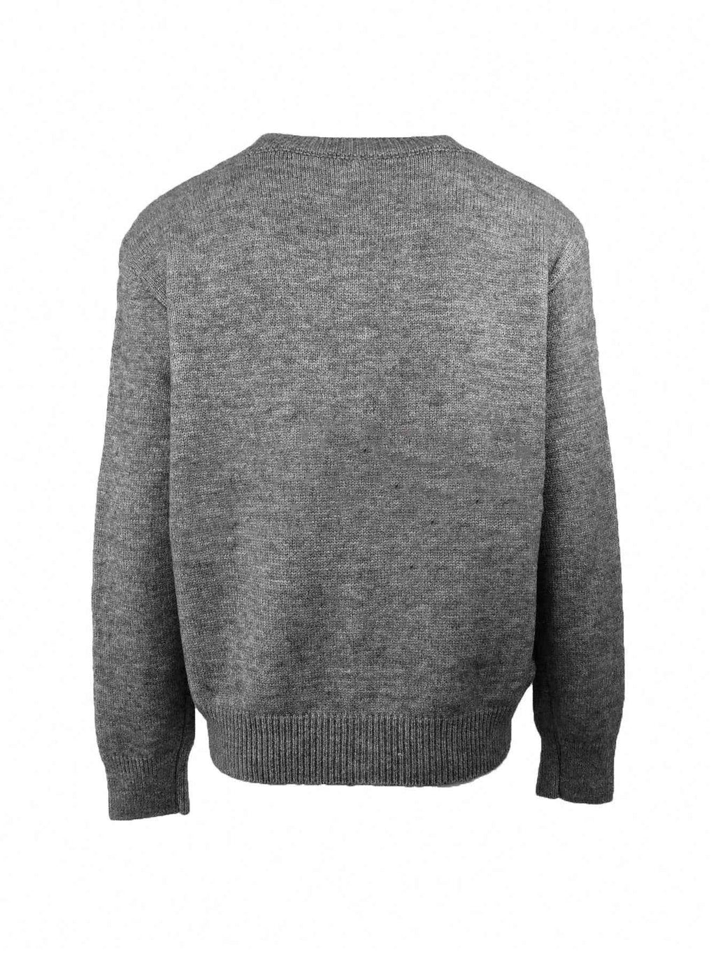 Embroidered Knitted Cardigan Sweater