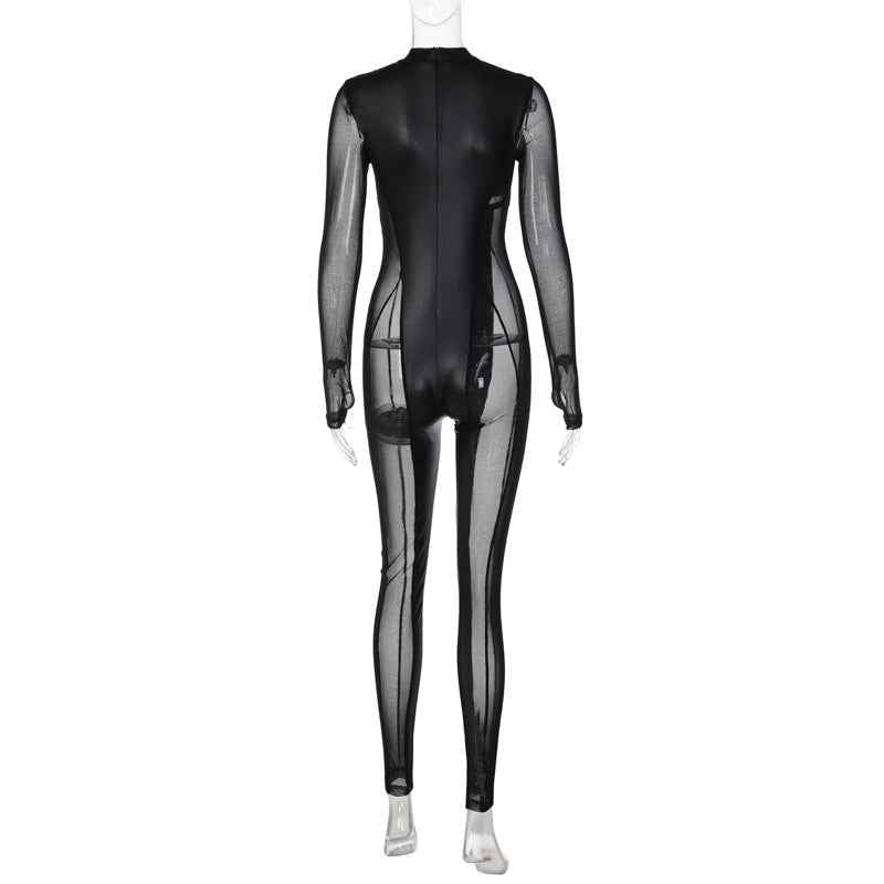 Women's Mesh Jumpsuit