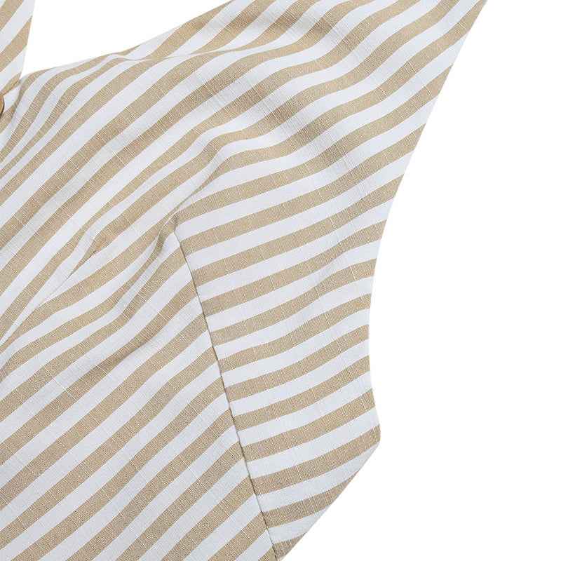 Casual Striped Romper