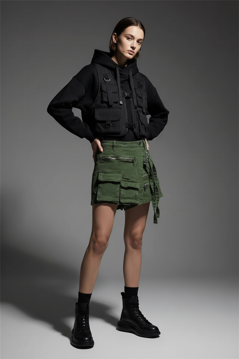 Women's Bottoms Denim Skort