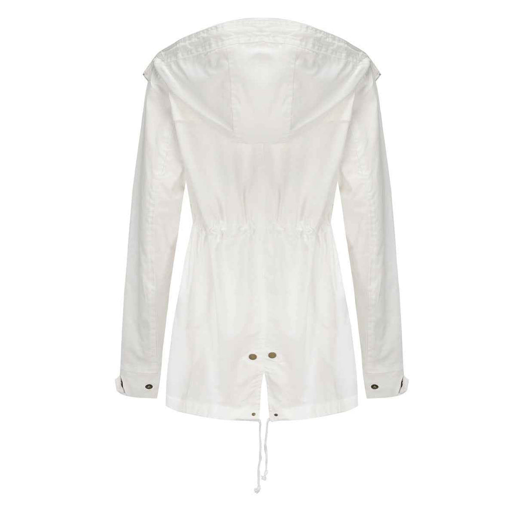 Plus Size Loose Solid Color Women's Jackets