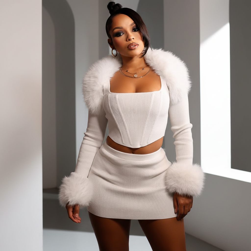Sheath Skirt Set Three Piece
