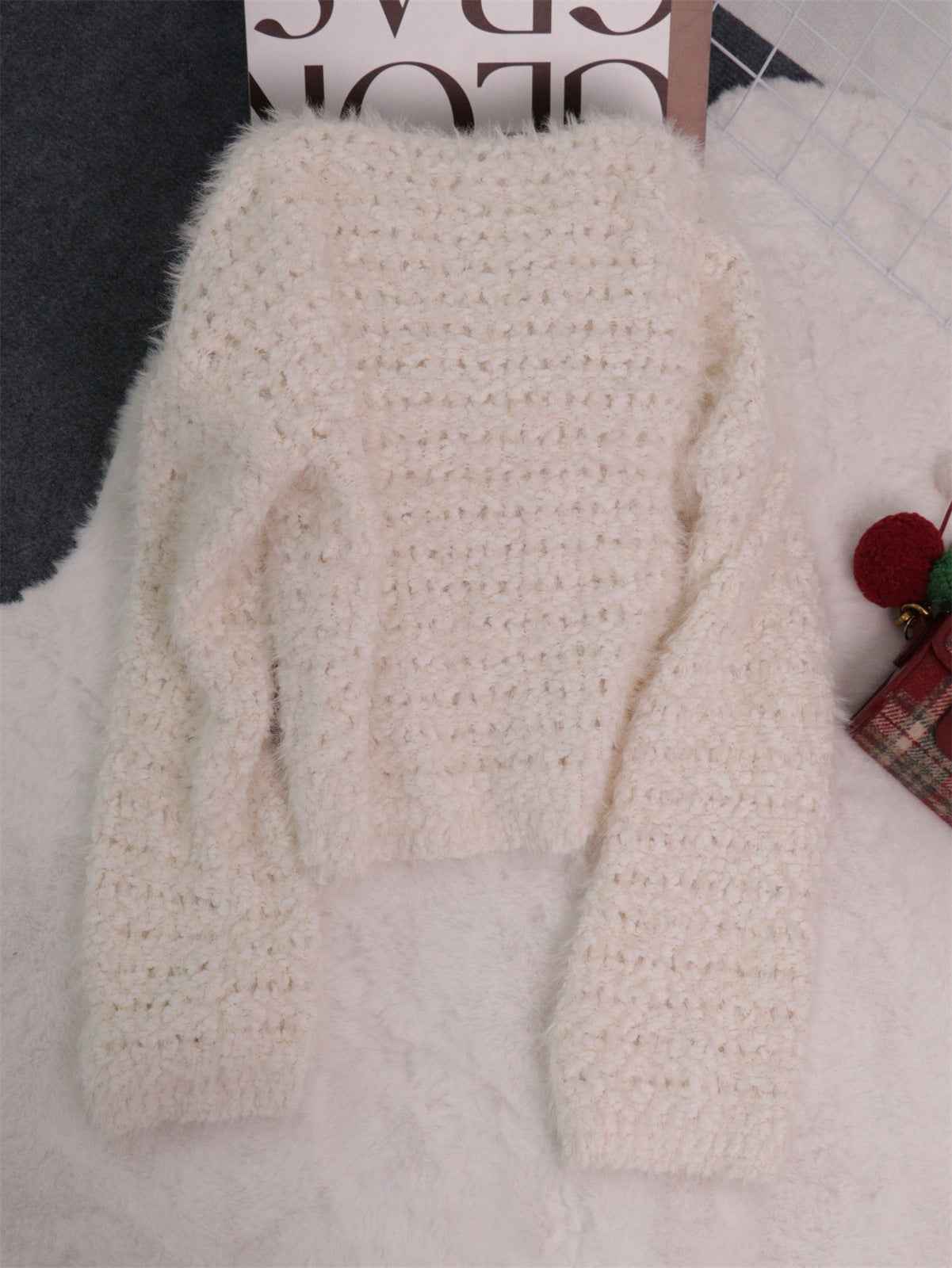 Hand Knitted Pullover Sweater