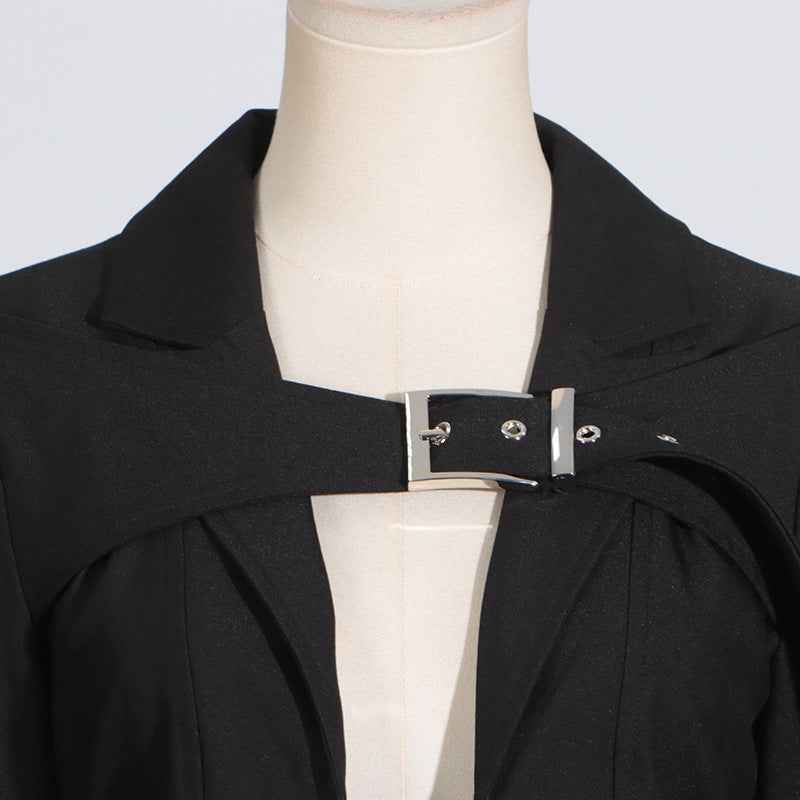 Irregular Asymmetric Jacket for Women MUNSIEUR