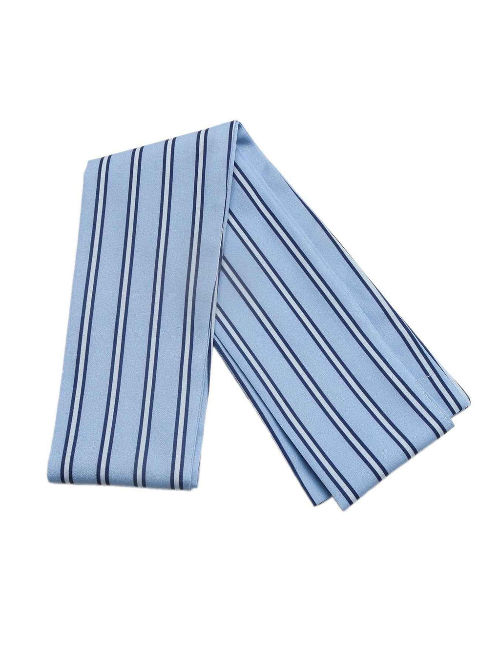 Striped Stitching Elegant Blouse False Two Piece Set