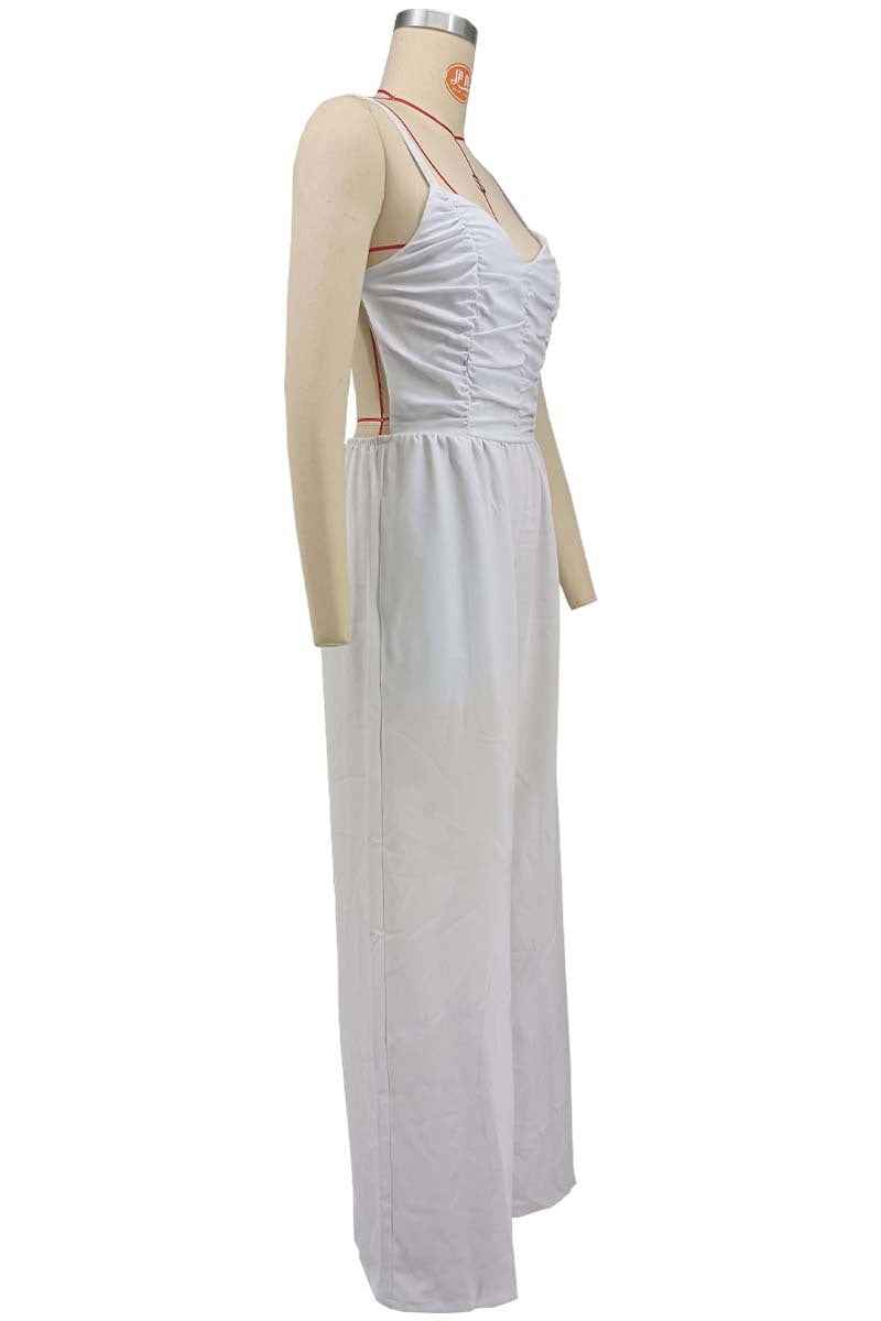 Summer Sling Backless Sexy Solid Color Women Jumpsuit Casual