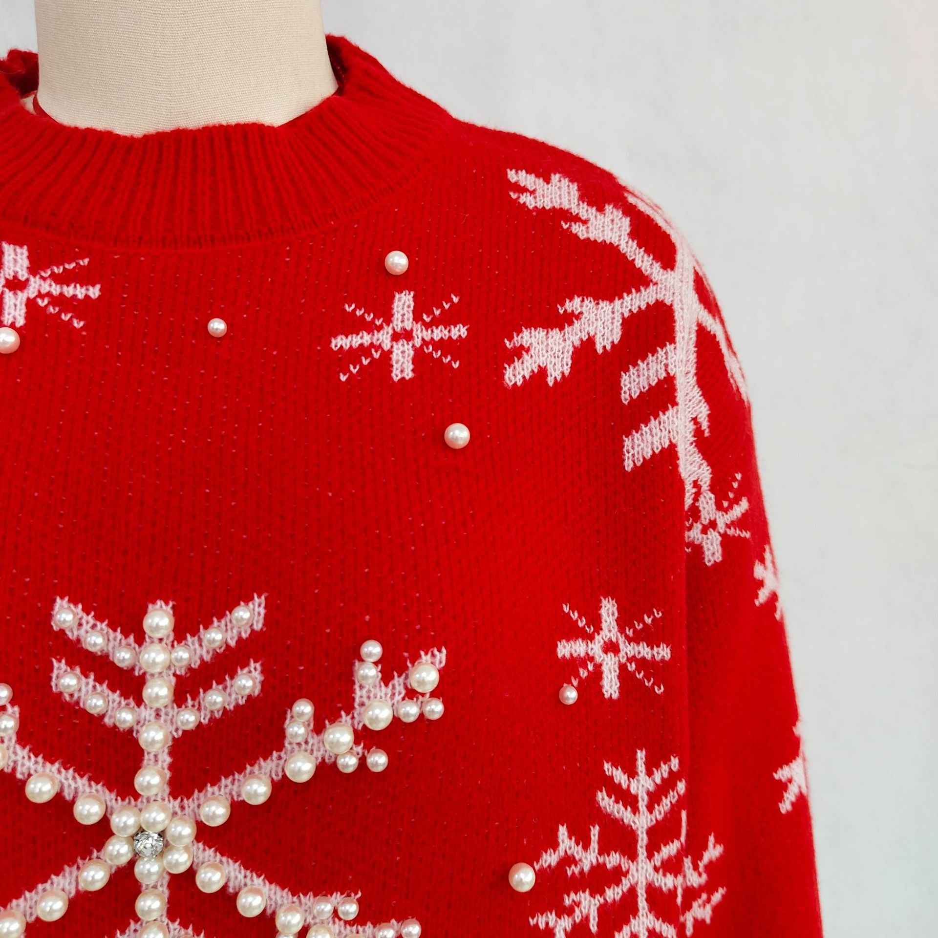 Christmas Knitted Pullover Casual Sweater